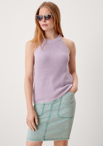 s.Oliver Knitted Top in Purple: front