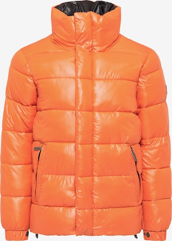 Veste d’hiver MO en orange : devant
