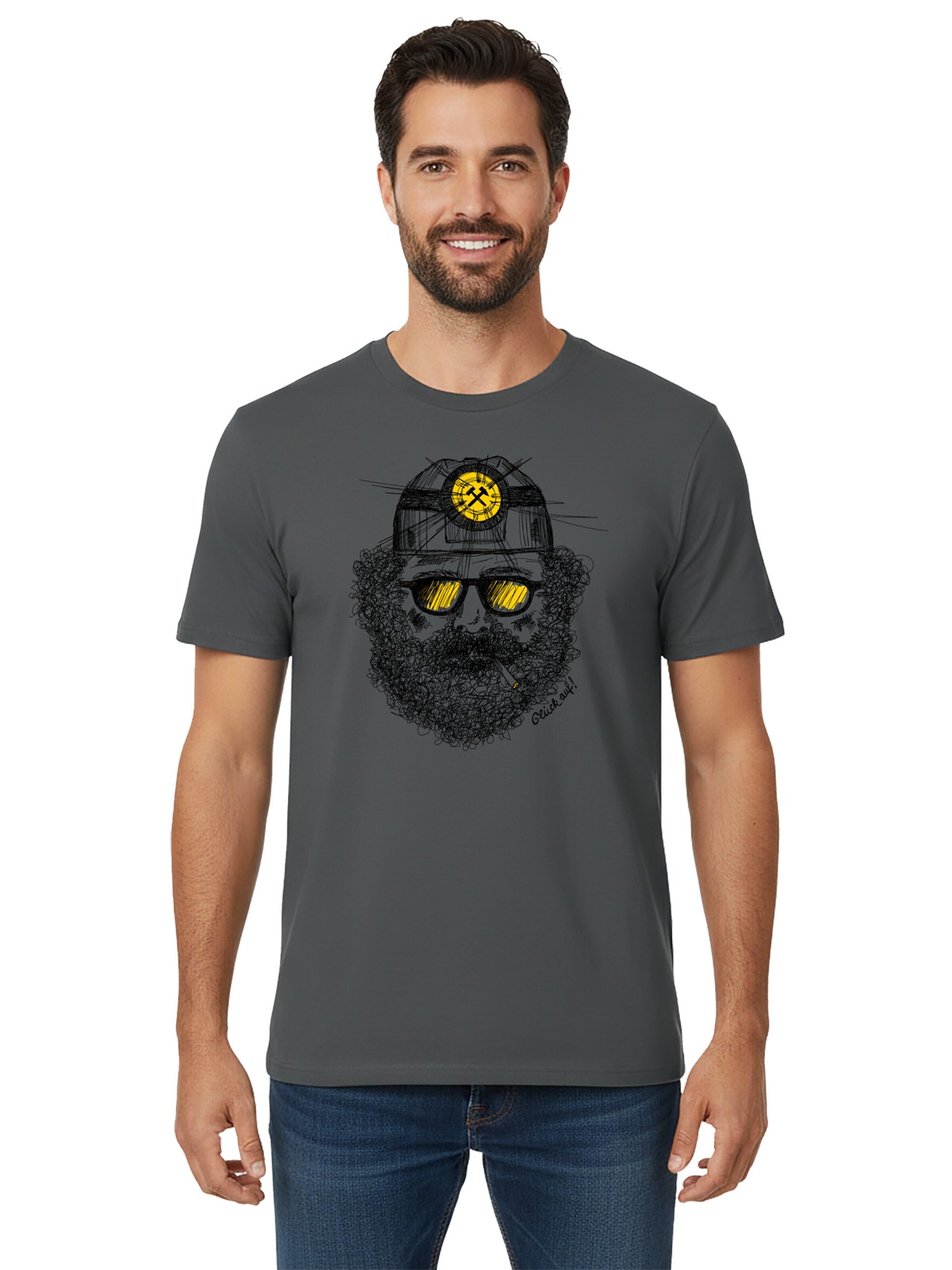 karlskopf Shirt 'BERGMANN' in Grey