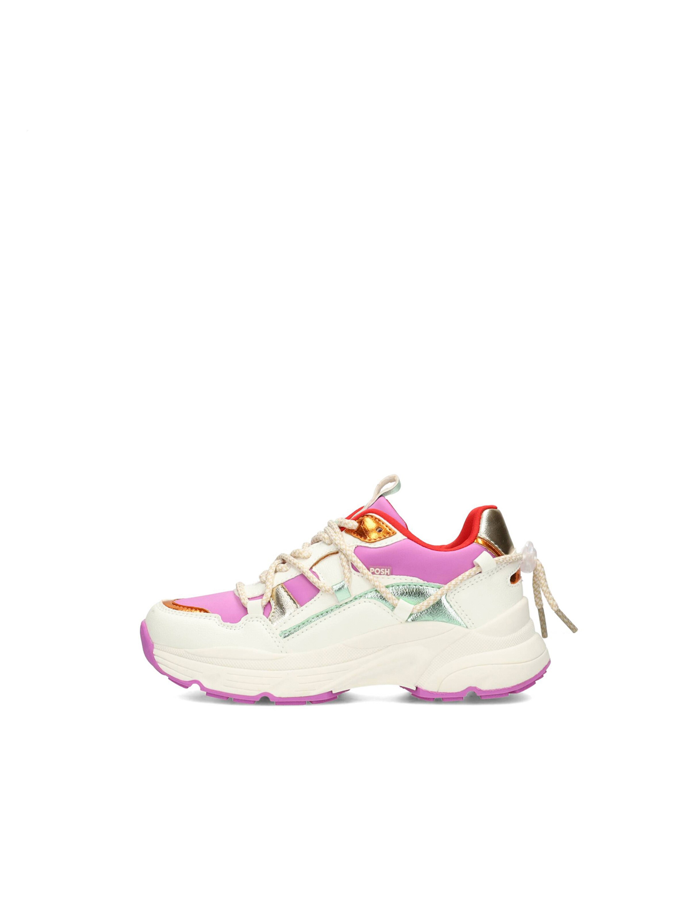 Baskets 'Madee' POSH by Poelman en violet : devant