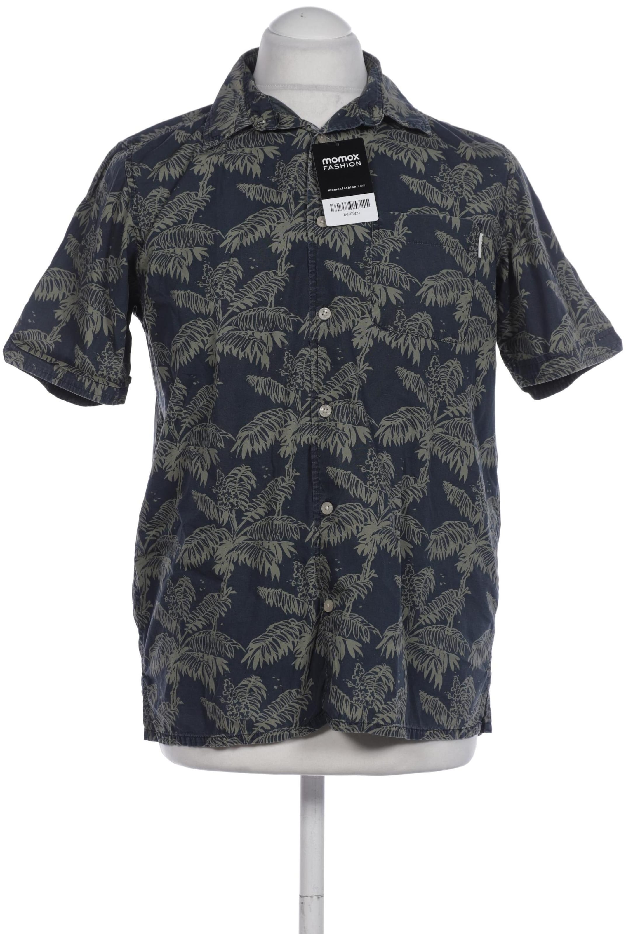 Carhartt WIP Button Up Shirt in M in Blue: front