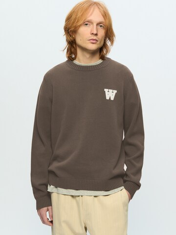 WOOD WOOD Shirt 'Tay' in Brown: front