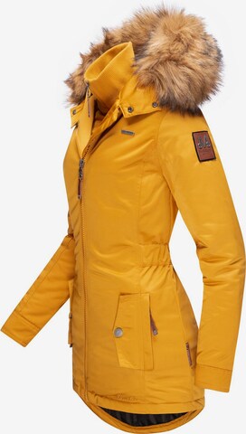 MARIKOO Winter coat 'Sanakoo' in Yellow