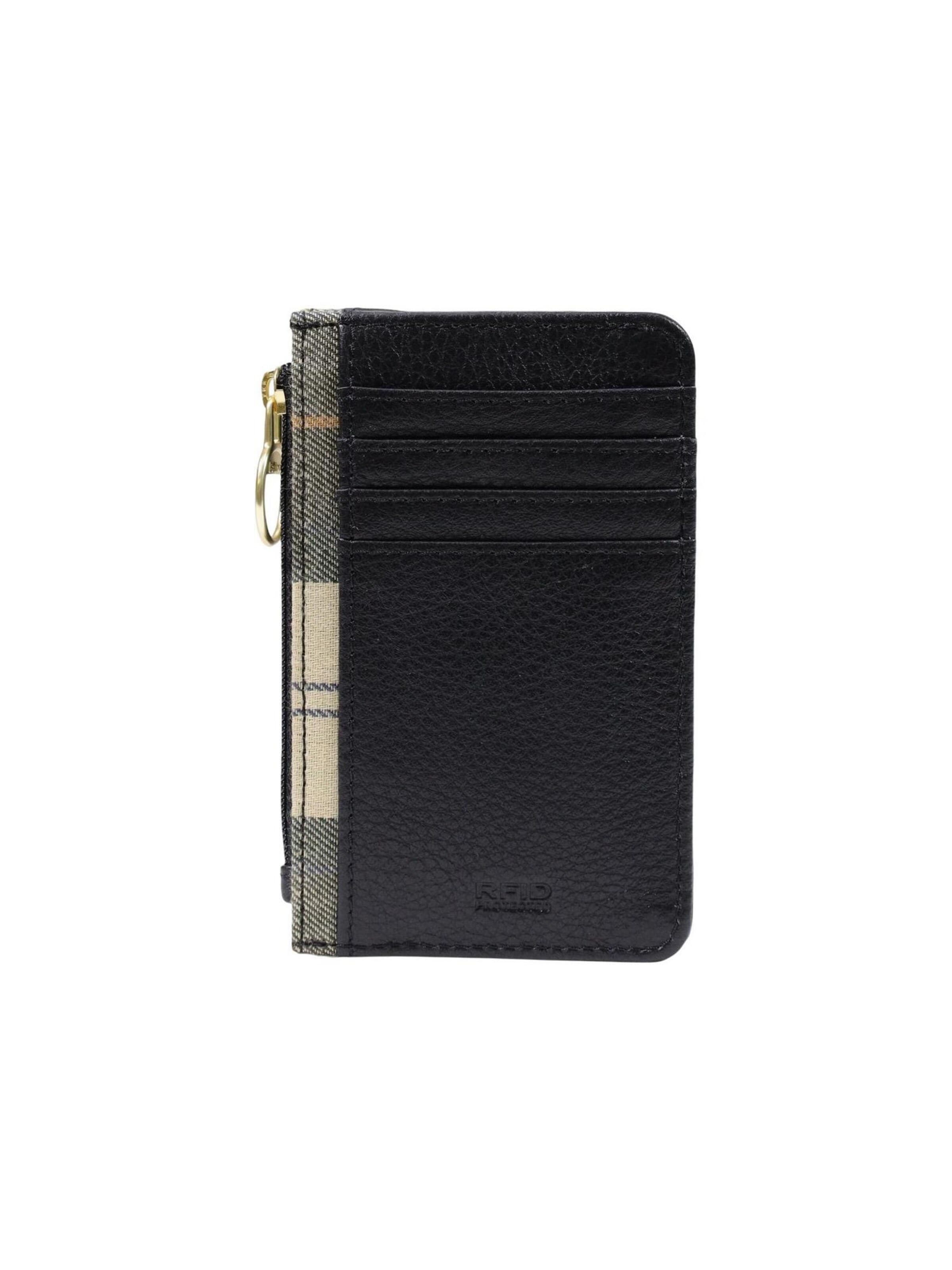 Portamonete 'ALDER LEATHER CARD HOLDER 262MLLG0035' di Barbour in nero