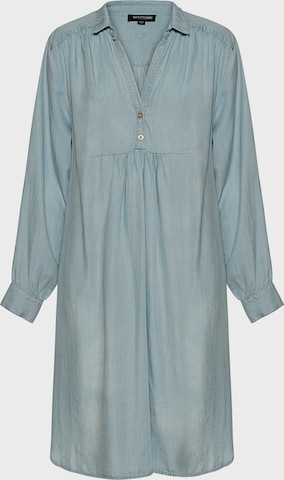 True Religion Shirt Dress in Blue: front