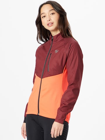 ZIENER Athletic Jacket 'NAILA' in Orange: front