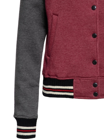 Queen Kerosin Between-Season Jacket 'Speed Queens' in Red