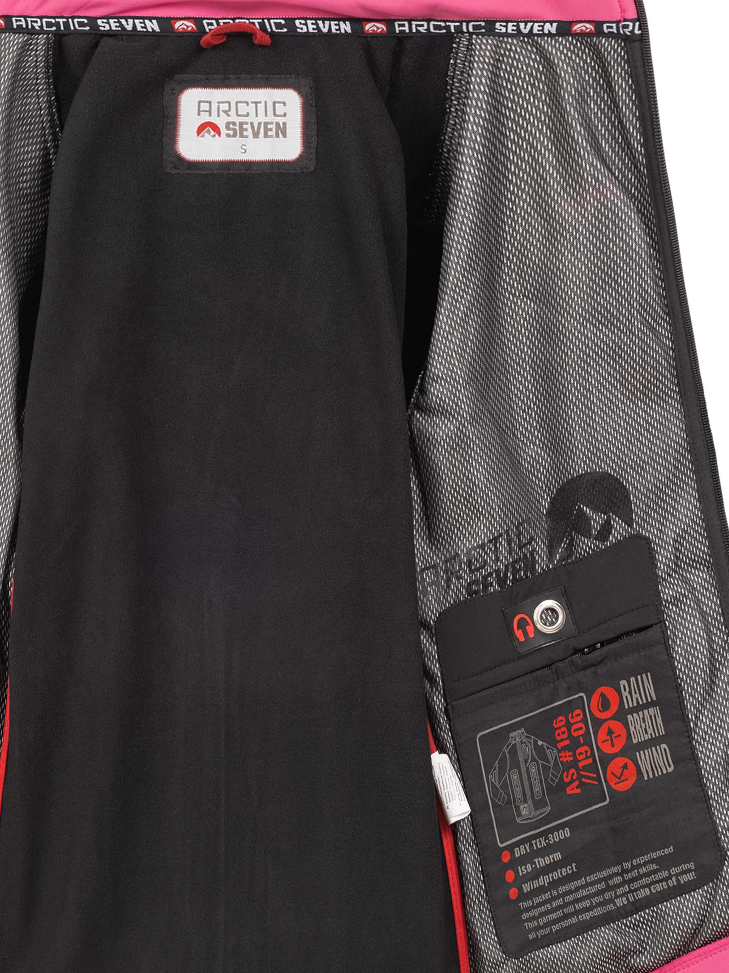 Arctic Seven Funktionsjacke in Schwarz