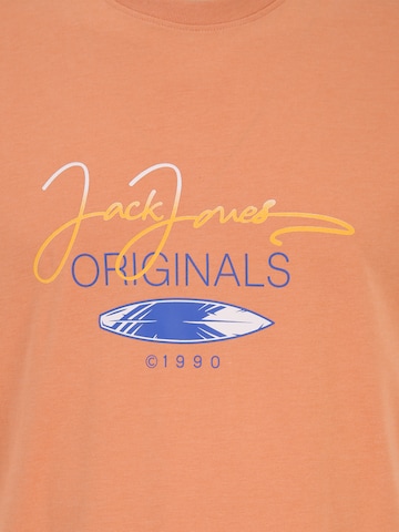 Jack & Jones Plus Μπλουζάκι 'CASEY' σε πορτοκαλί