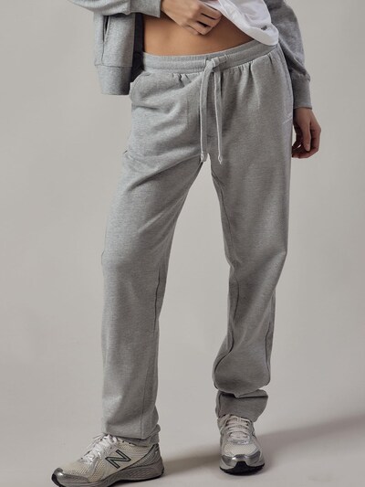 Pantaloni 'Felpati Dritti' OWN Off With Nature di colore grigio chiaro, Visualizzazione prodotti