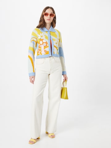 House of Sunny Knit cardigan in Mixed colours