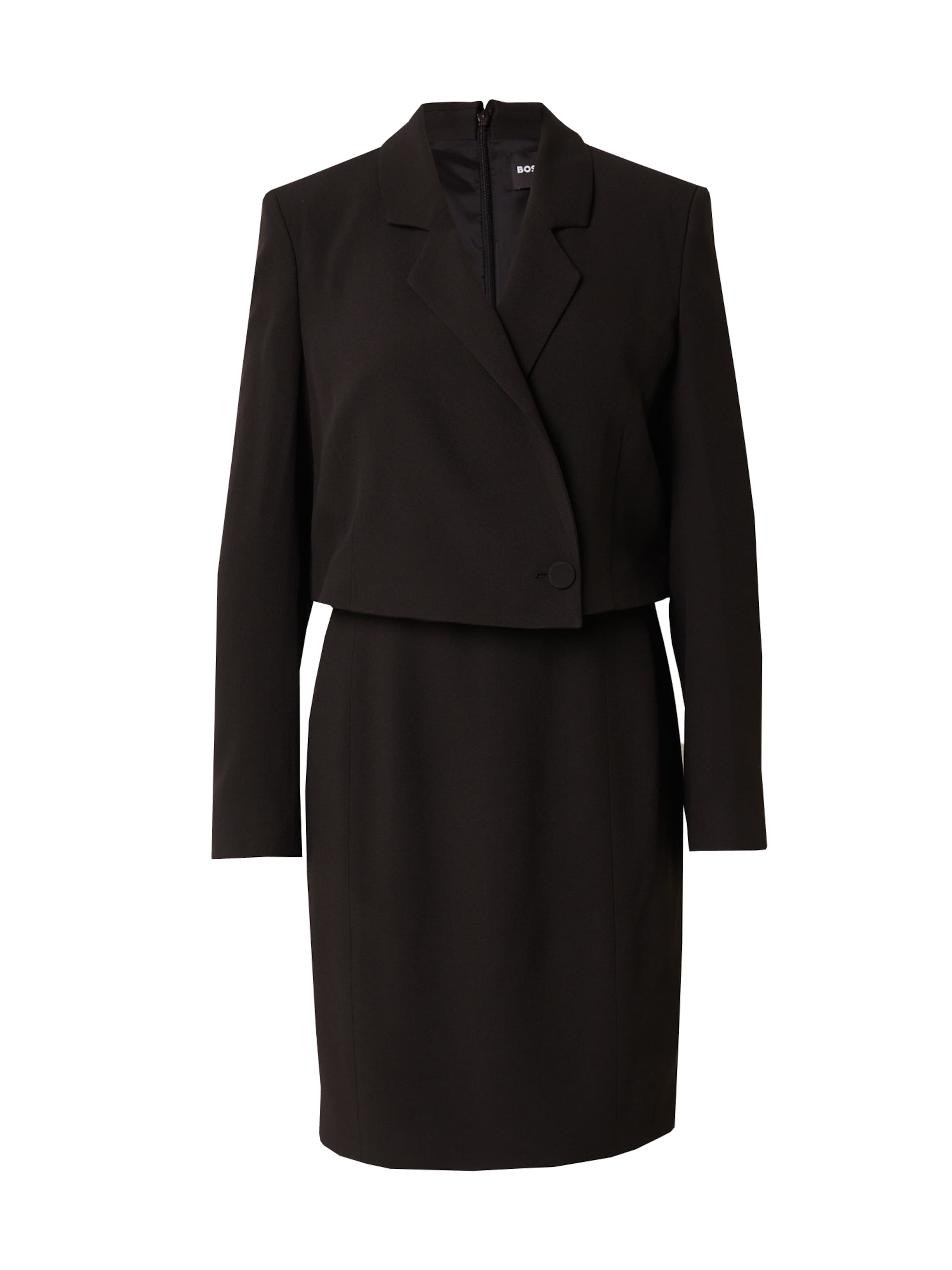 BOSS Kleid 'Dajoana' in Schwarz: Vorderseite