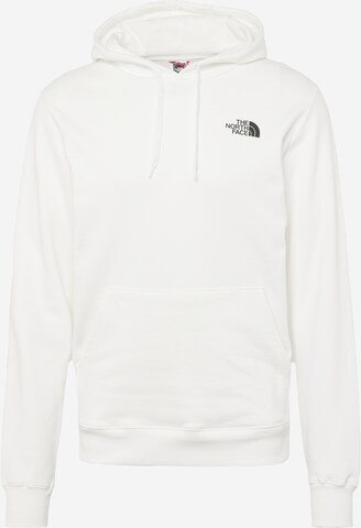 THE NORTH FACE Sportsweatshirt in Weiß: predná strana