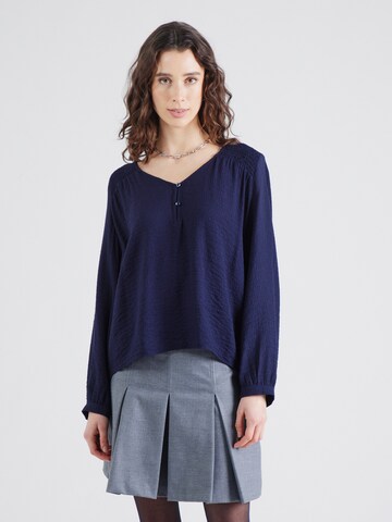 Camicia da donna di s.Oliver in blu: frontale