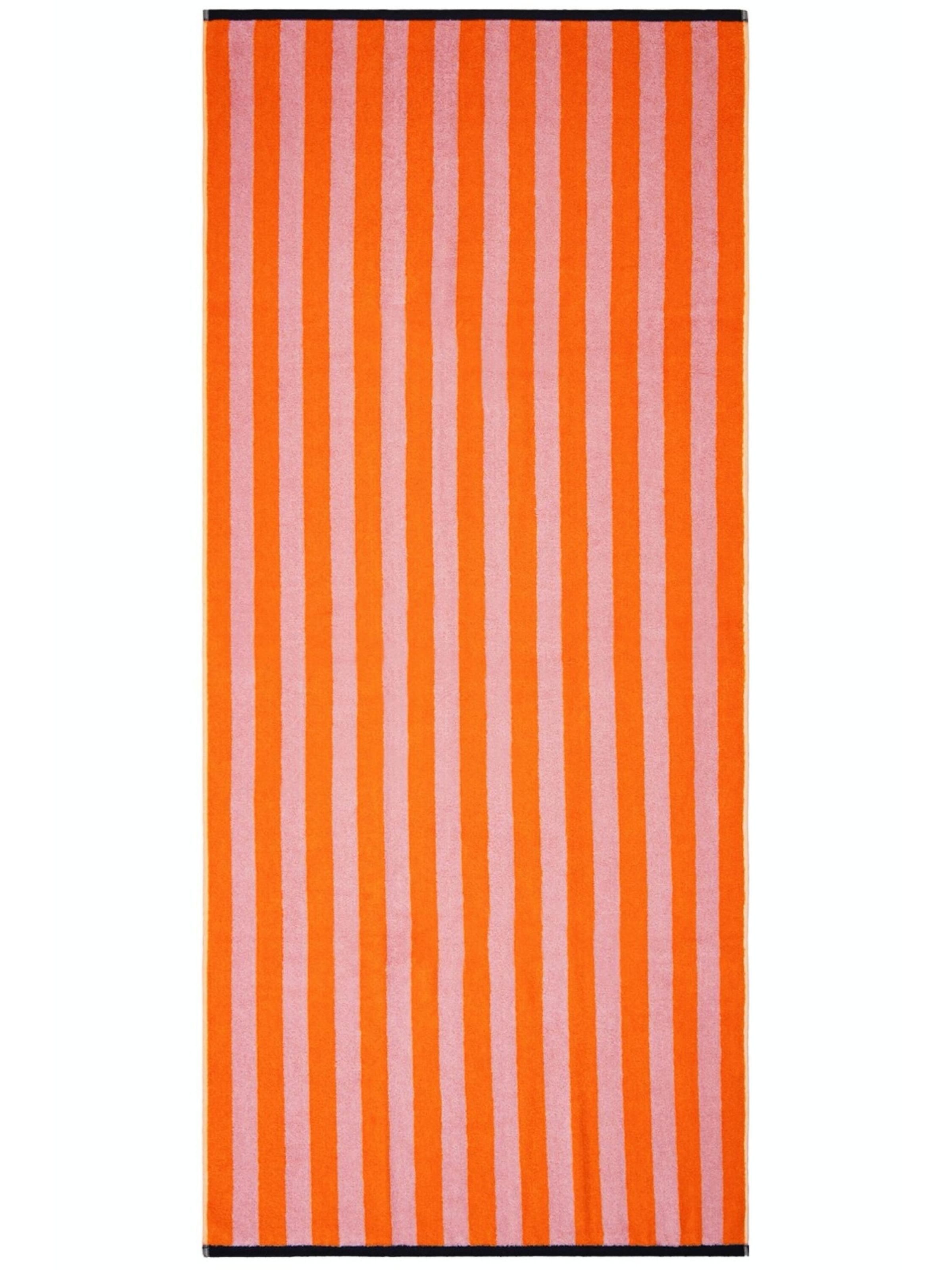 Herzbach home Towel 'Good Vibes' in Pink