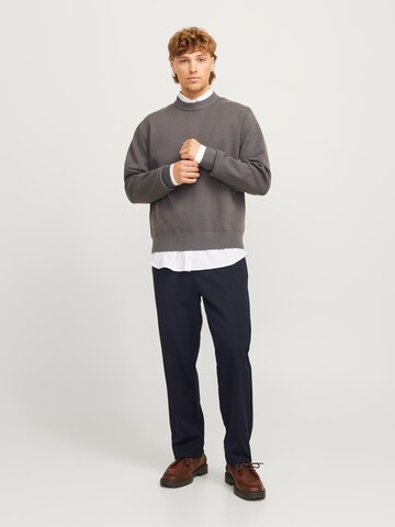 Regular Pantalon à plis 'JPSTKane Edwin' JACK & JONES en bleu
