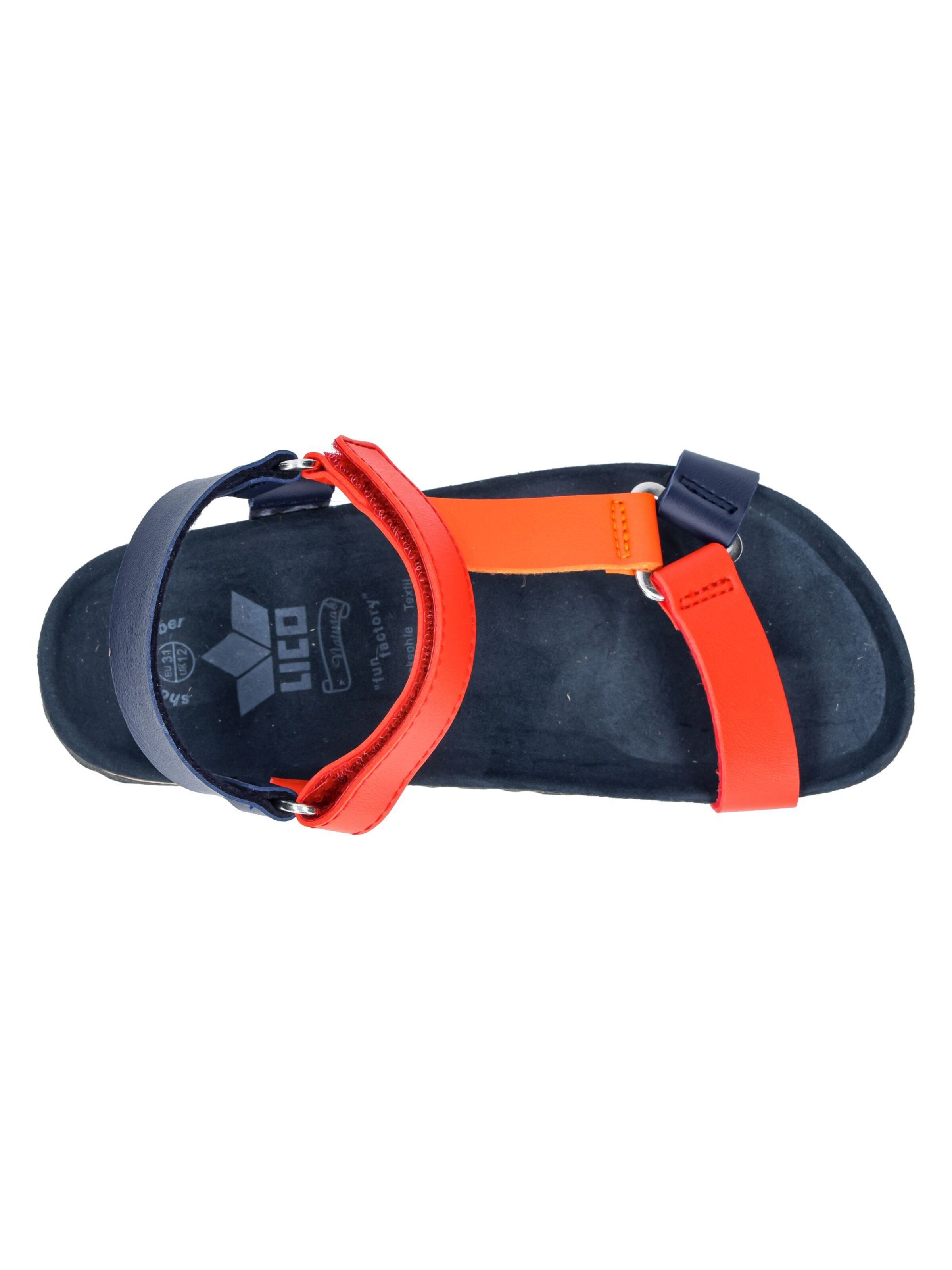 LICO Sandals 'Bioline' in Blue