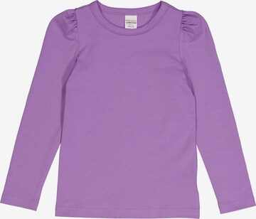 T-Shirt '' Fred's World by GREEN COTTON en violet : devant