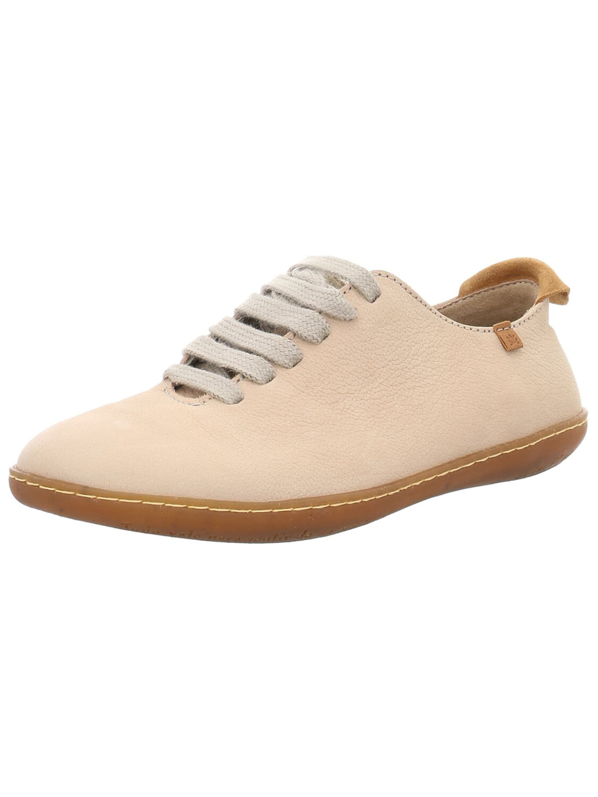 EL NATURALISTA Sportlicher Schnürschuh‌ in Beige: Vorderseite