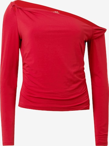 Abercrombie & Fitch Tričko - Červená: predná strana