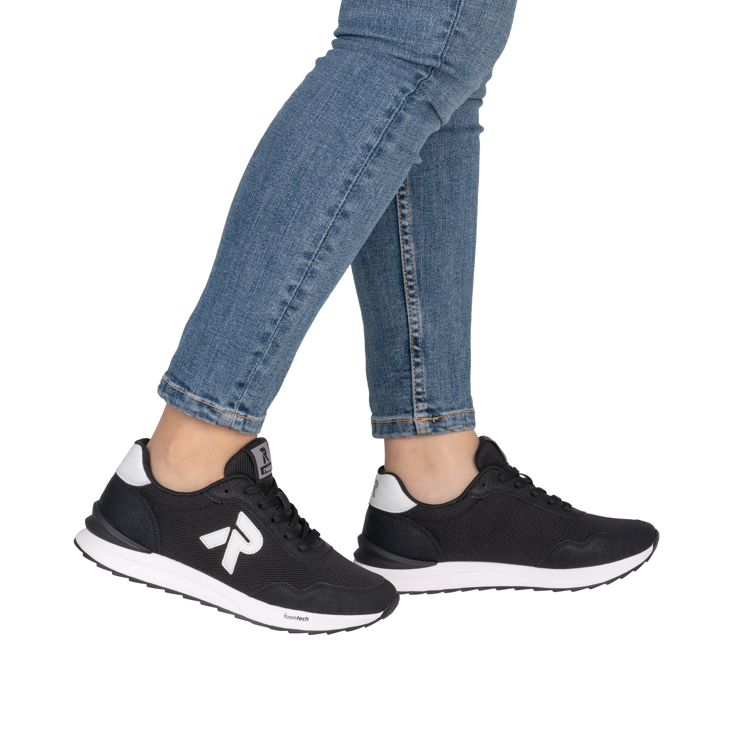 Rieker Sneakers ' W2404 ' in Black: front