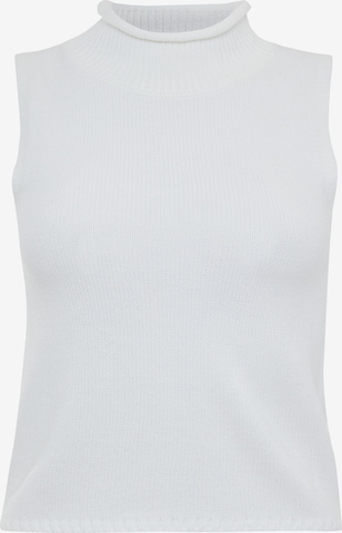 Top in maglia 'Marlisa' di Threadbare in bianco: frontale