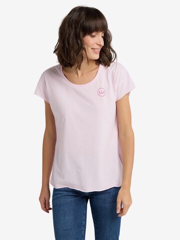 Elbsand Shirt 'Ragne' in Roze: voorkant