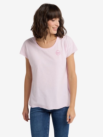 Elbsand Shirt 'Ragne' in Roze: voorkant