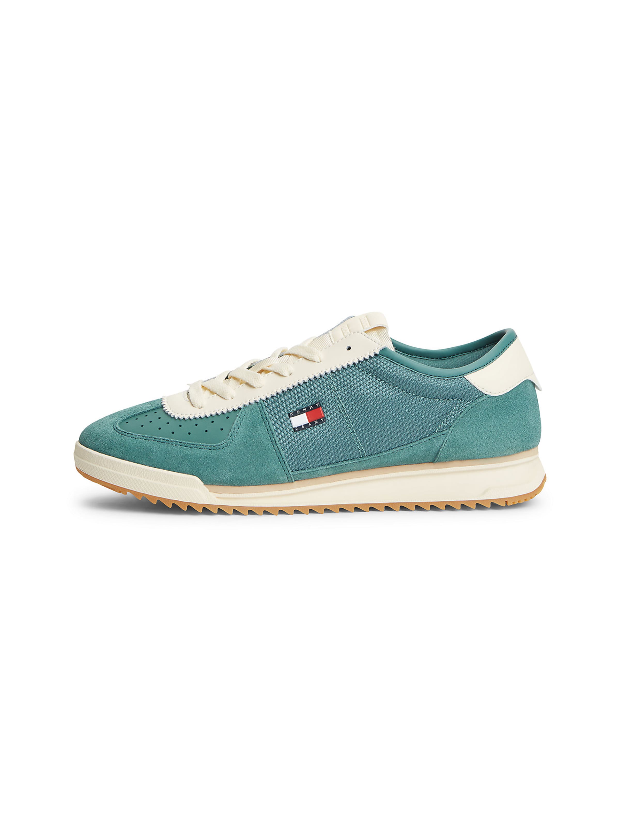 Tommy Jeans Platform trainers in Blue: front