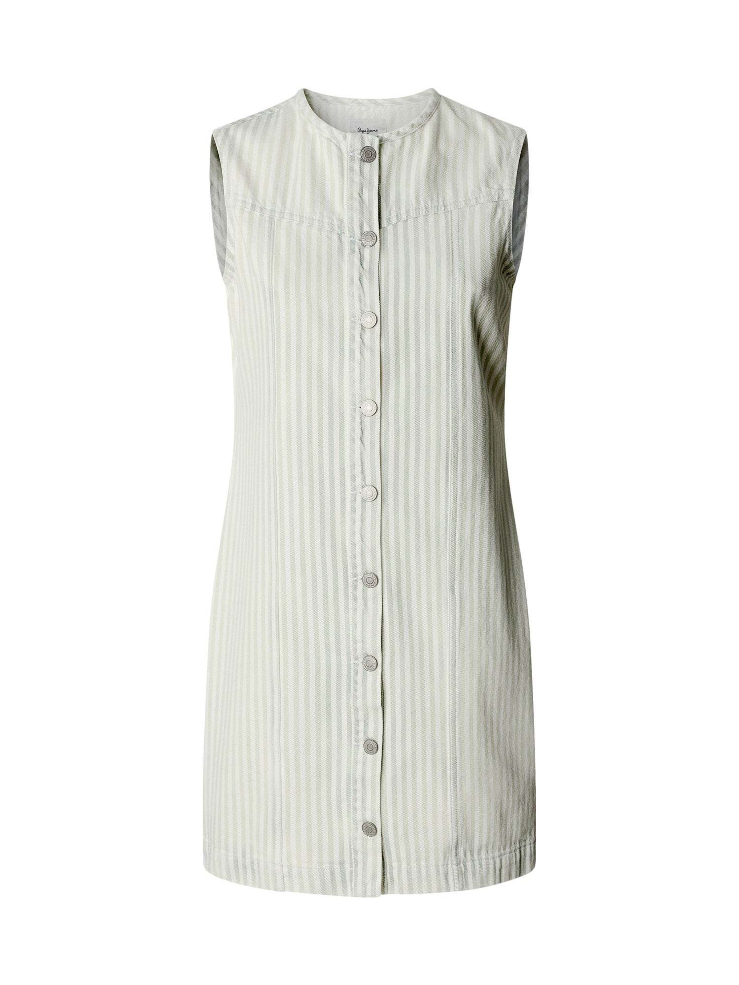 Pepe Jeans Jurk 'Aya' in Wit: voorkant