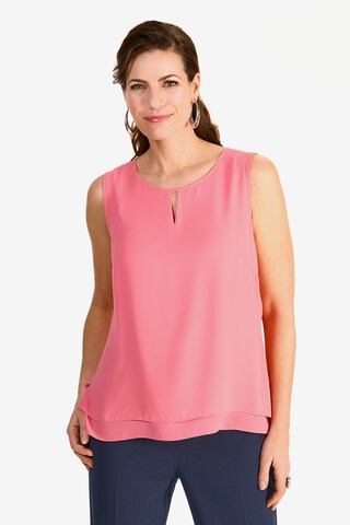 HERMANN LANGE Collection Top in Pink: front