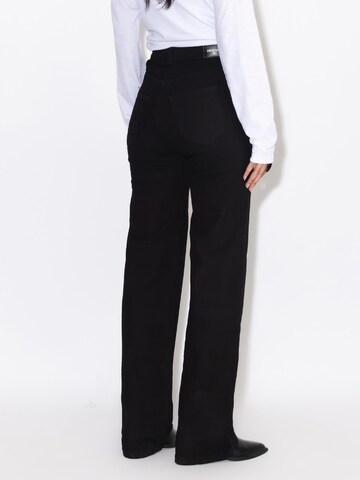 Dr. Denim Slim fit Jeans 'Moxy High Straight' in Black