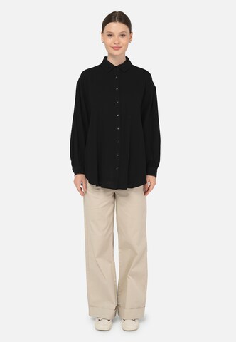 FRESHLIONS Regular fit Blouse 'Honari' in Black