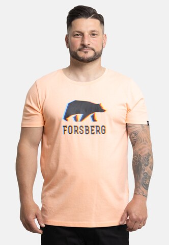 FORSBERG T-Shirt in Orange: Vorderseite
