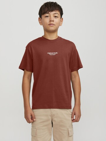 Jack & Jones Junior Shirts i brun: forside