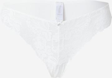 Women' Secret String i vit: framsida