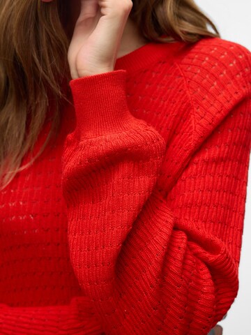 VERO MODA Trui 'New Lexsun' in Rood