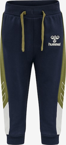 Hummel Regular Workout Pants 'FINN' in Blue: front