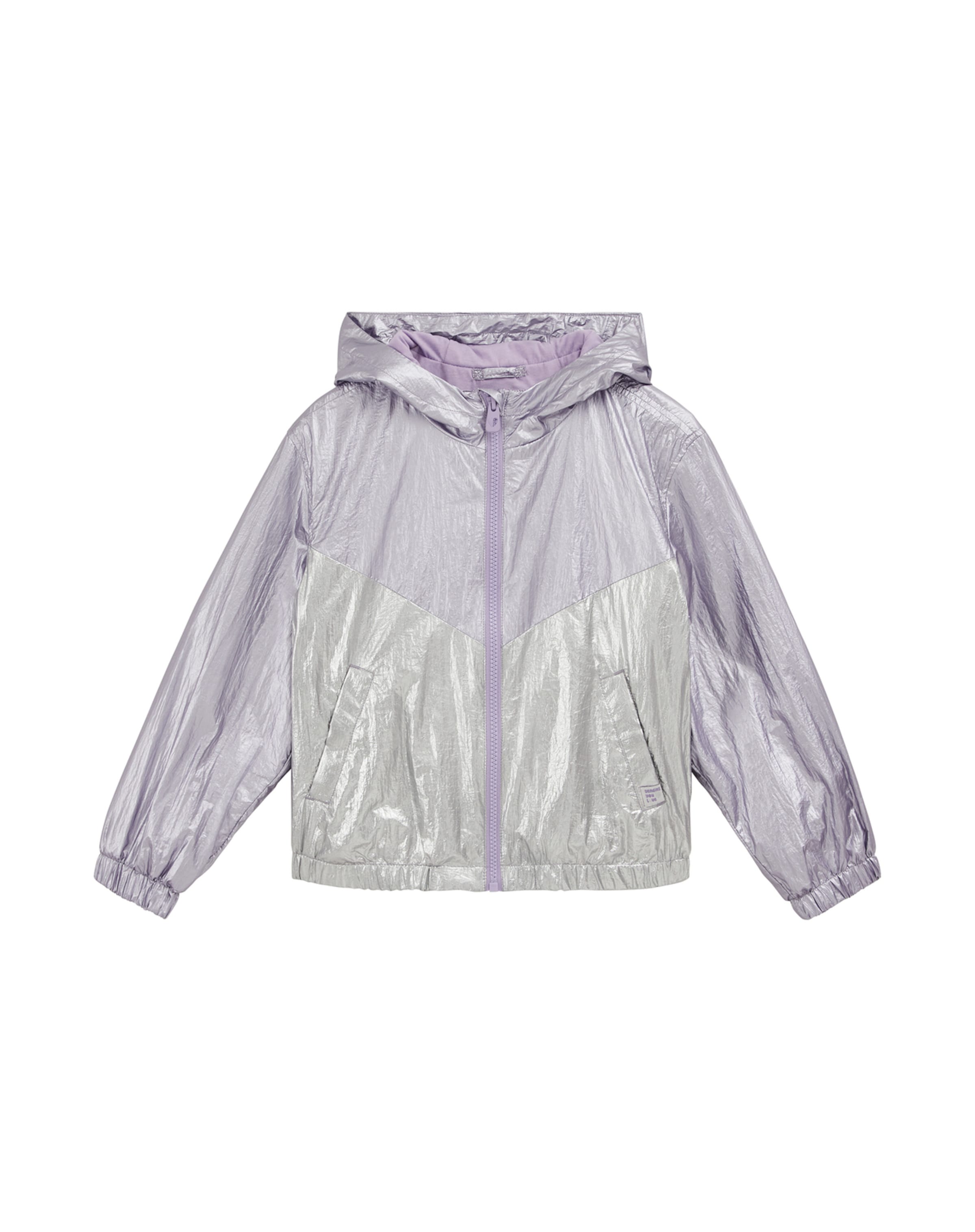 WE Fashion Демисезонная куртка в Лиловый: спереди