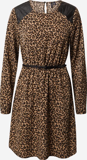VERO MODA Jurk 'SERENA' in de kleur Bruin / Lichtbruin / Zwart, Productweergave