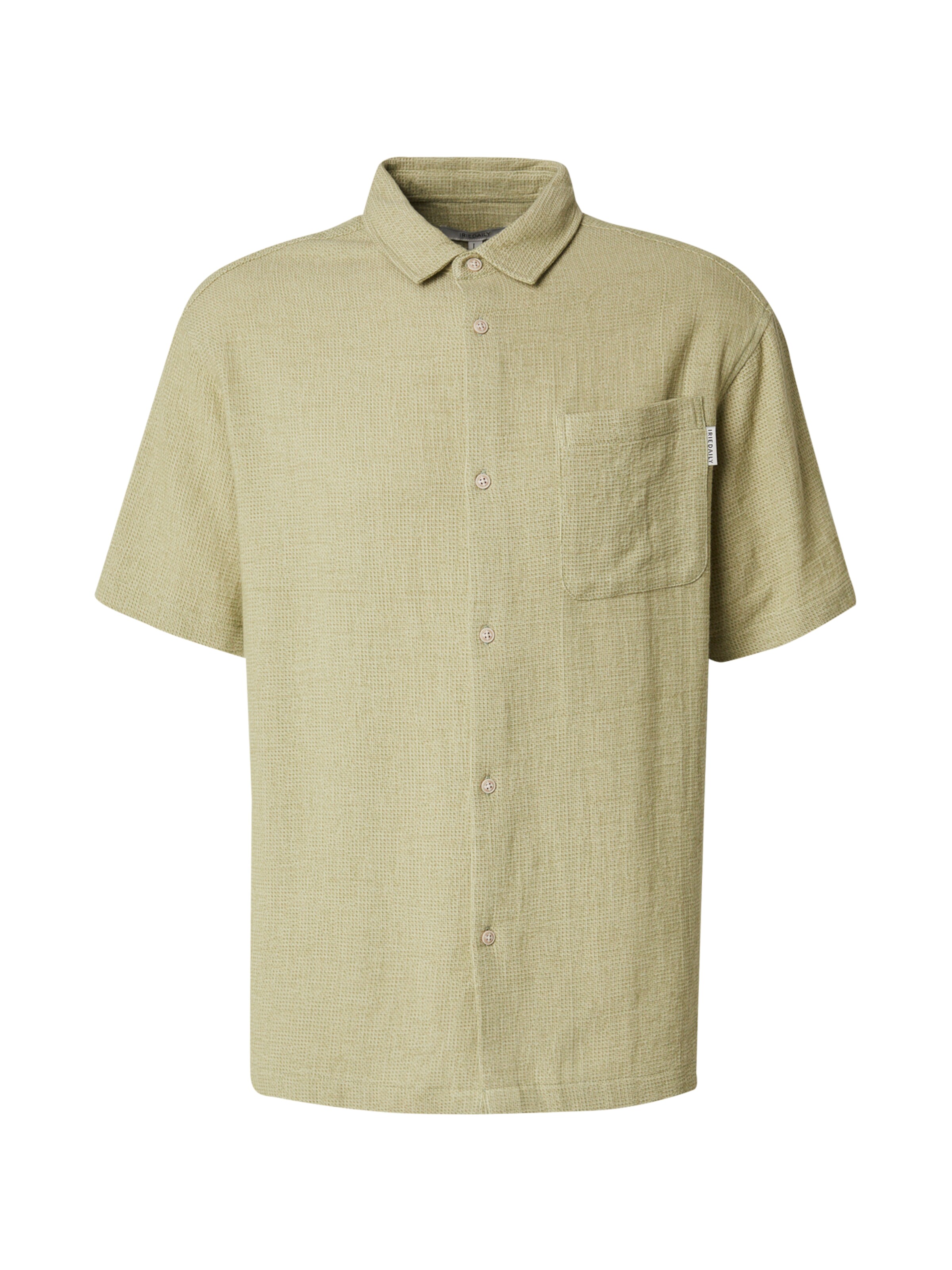 Iriedaily Comfort fit Button Up Shirt 'Sammy Summer' in Green: front
