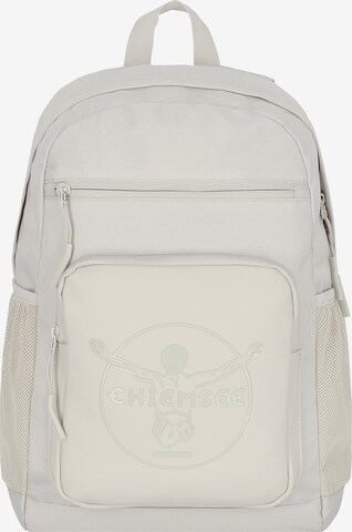 CHIEMSEE Backpack 'Track n Day' in White: front