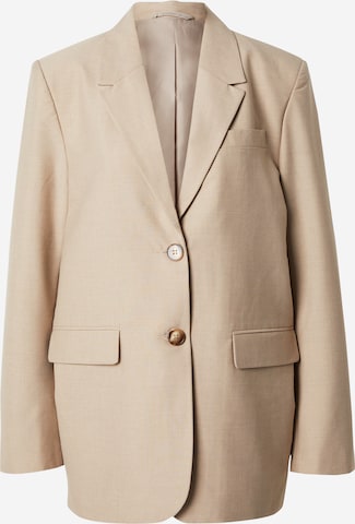 Blazer NA-KD en beige : devant