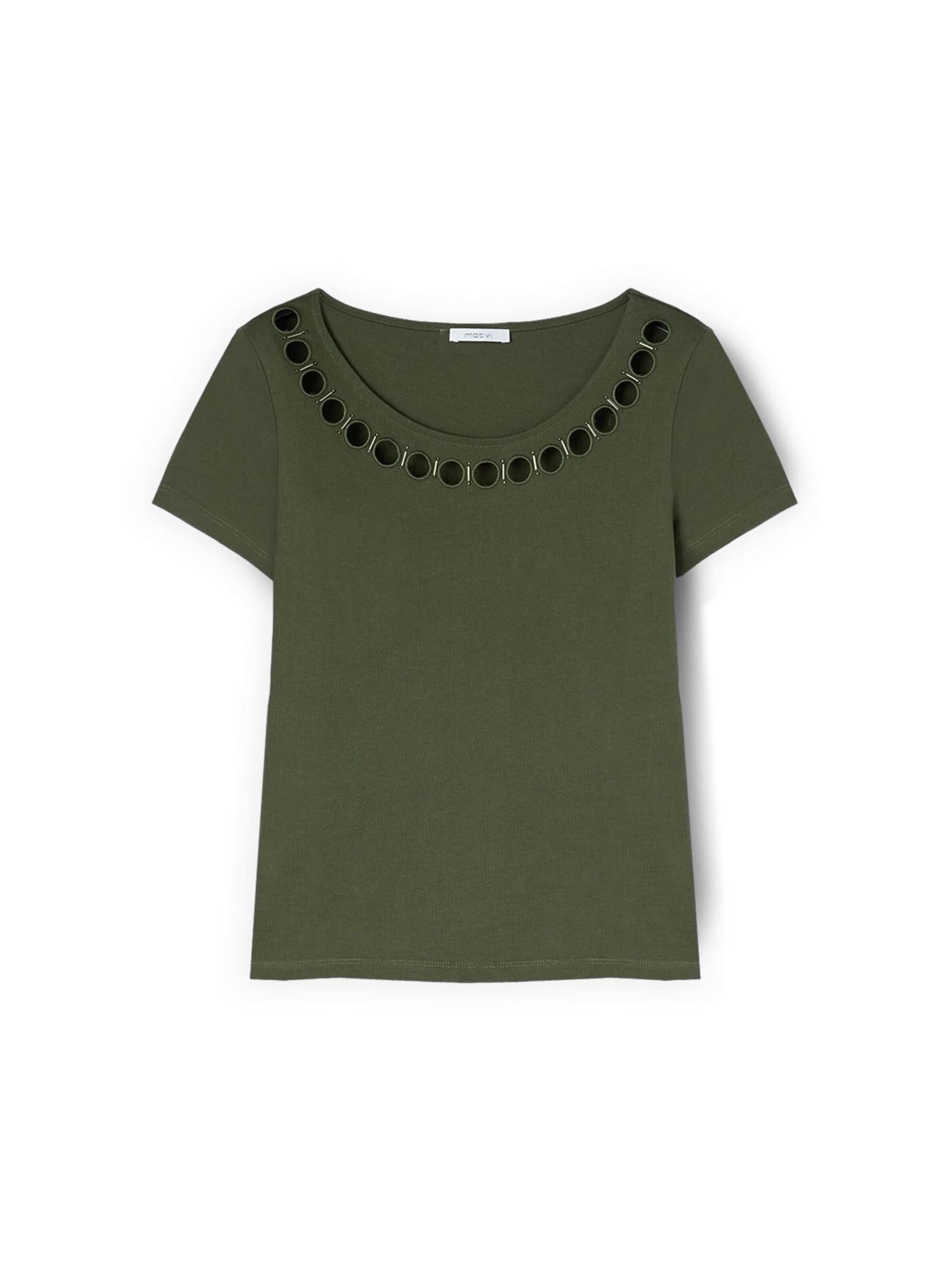 MOTIVI - Camiseta en verde: frente