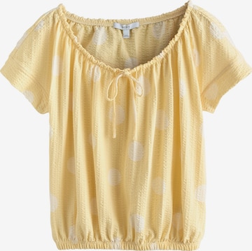 T-shirt Next en jaune : devant