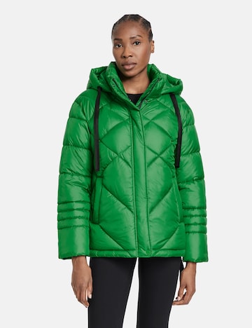 GERRY WEBER Демисезонная куртка в Зеленый: спереди