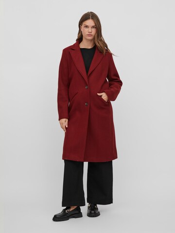 VILA Between-Seasons Coat 'Valji' in Red