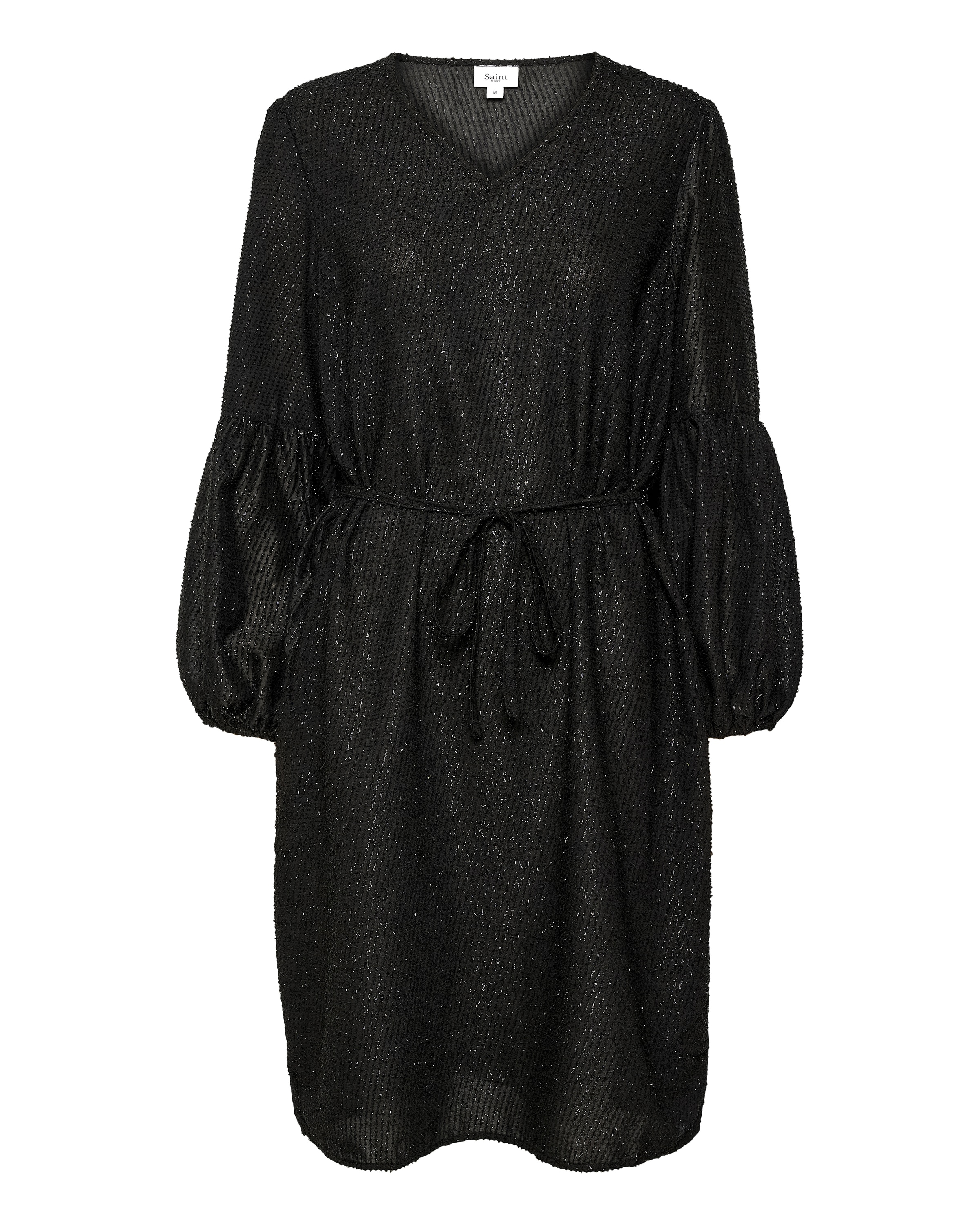 Robe SAINT TROPEZ en noir : devant
