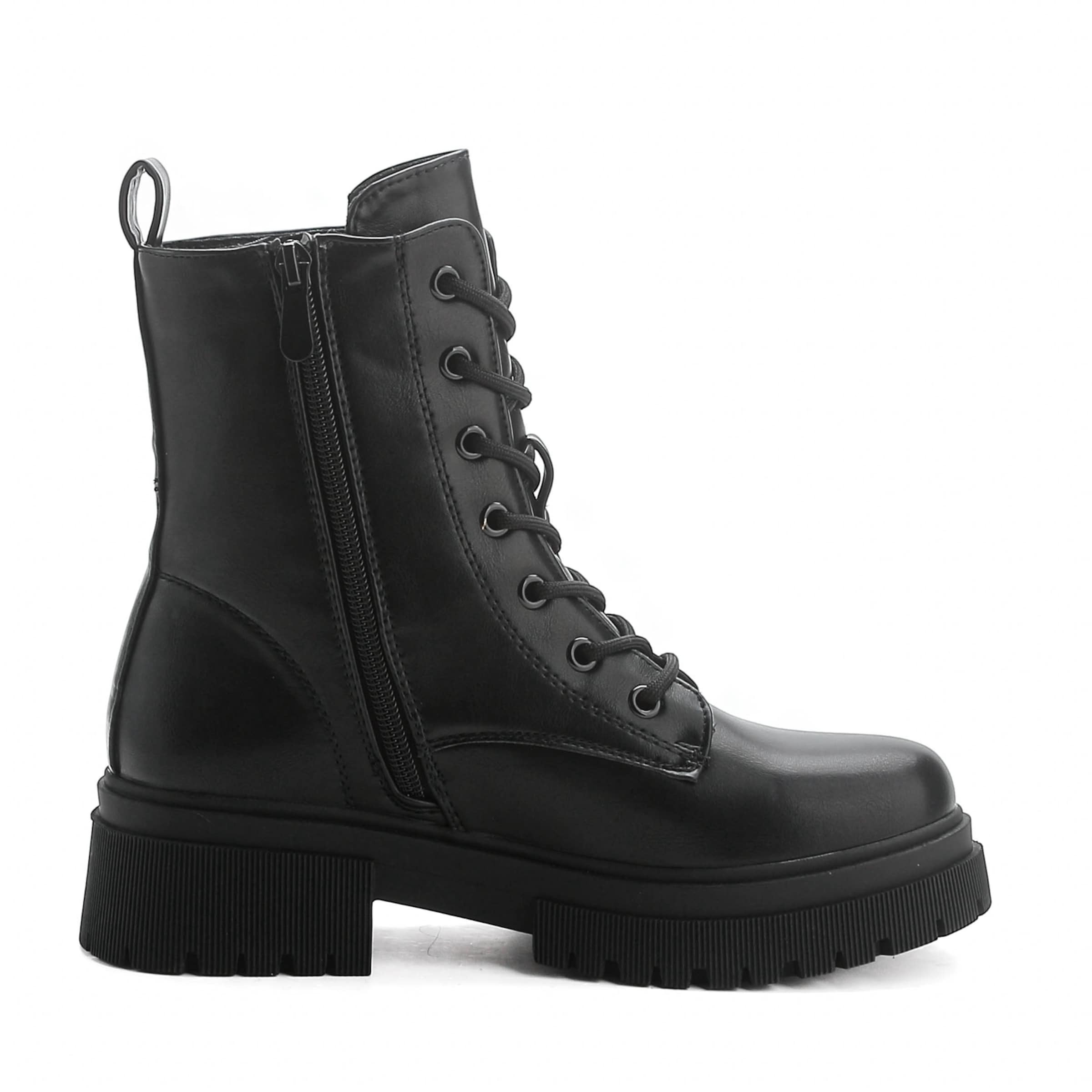 Elara Schnürstiefelette in Schwarz