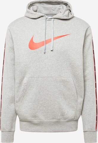 Nike Sportswear Sweatshirt 'Repeat' in Grey: front